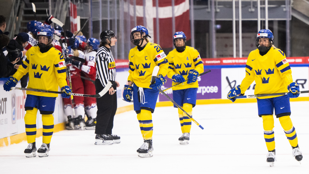 Sverige förlorar gruppfinalen mot Tjeckien får möta Kanada eller USA